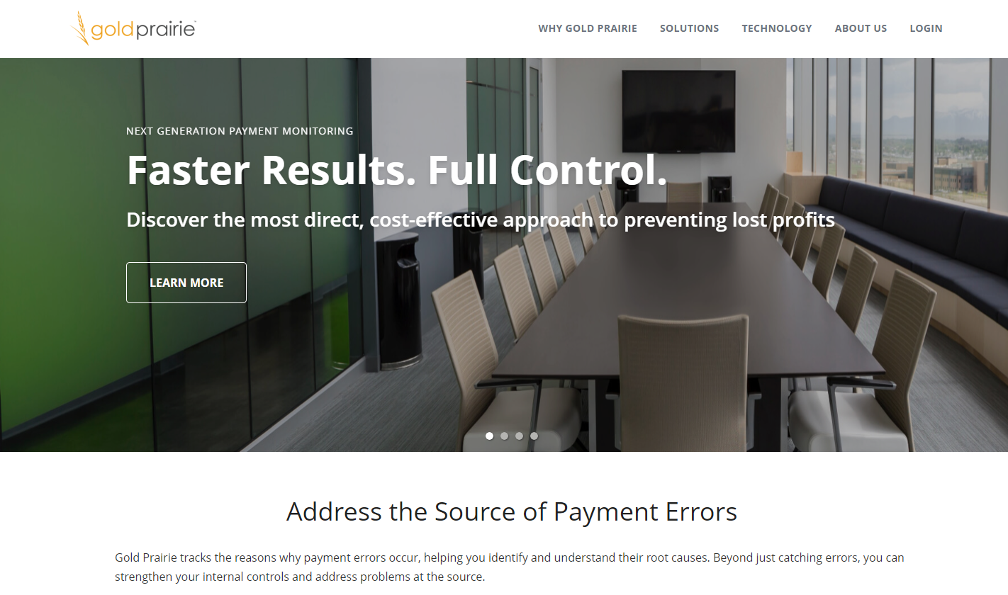 Gold Prairie home page (archive)